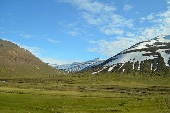 Hory na cestě do Akureyri