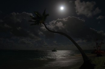 Noční focení na pláži