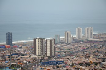 Pohled na Iquique z výšky