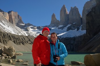 Společná fotka u Torres del Paine