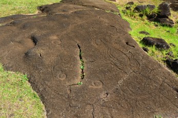 Petroglyfy na místě Papa Vaka