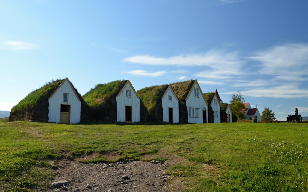 Válející se tuleni, kostelík v Þingeyraru a večeře v Akureyri