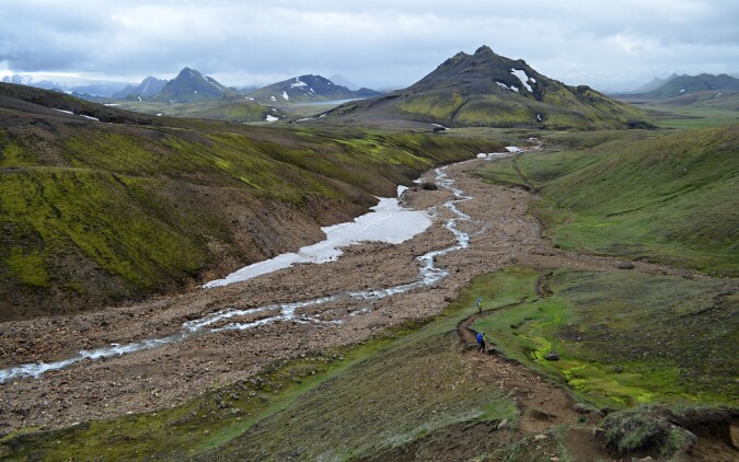 Kolem jezera Álftavatn z Emstruru do Hrafntinnuskeru — (Skógar-Landmannalaugar, den 3.)