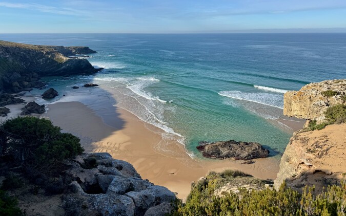 Cílová rovinka, duny a překvapivé setkání (Vila Nova de Milfontes -> São Torpes)